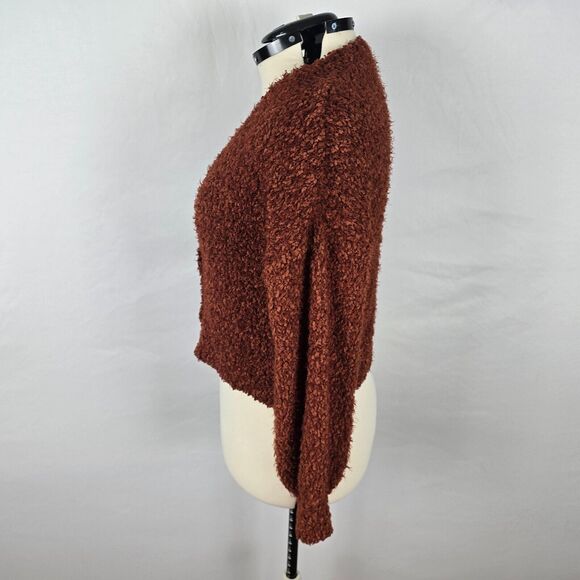 Shein Cardigan Women's One Size (large) Copper Button Closure Long Sleeve V-Neck - Picture 14 of 16